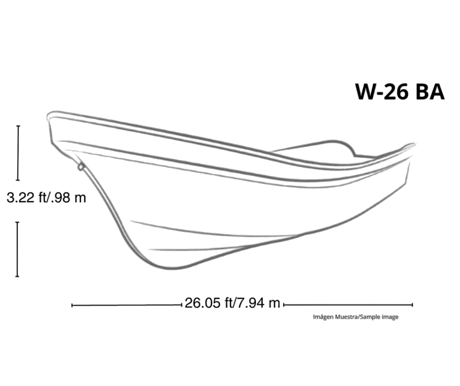 Panga W26ba Boat